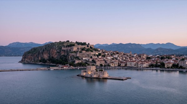 Nafplio and the Bourtzi castle