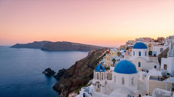 Oia, Santorini at sunset